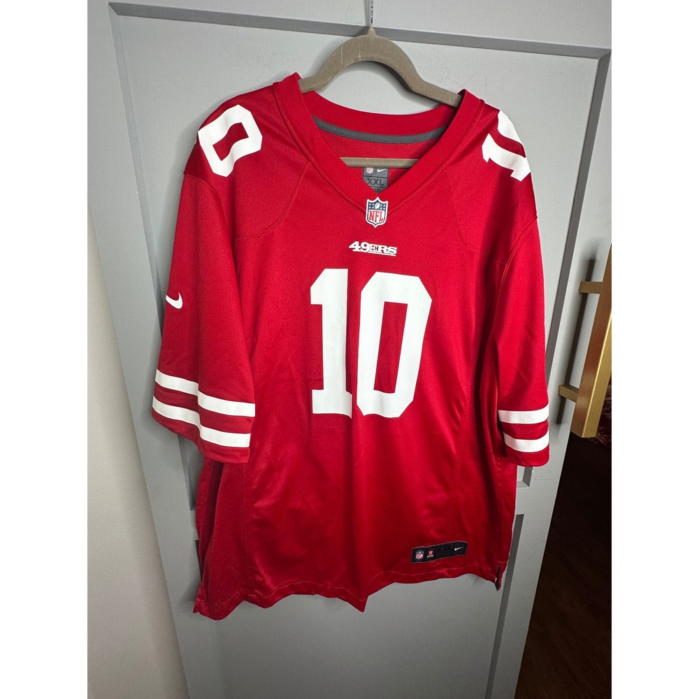 Nike NFL San Francisco 49ers Jimmy Garoppolo 10 Jersey Red XXL Mens